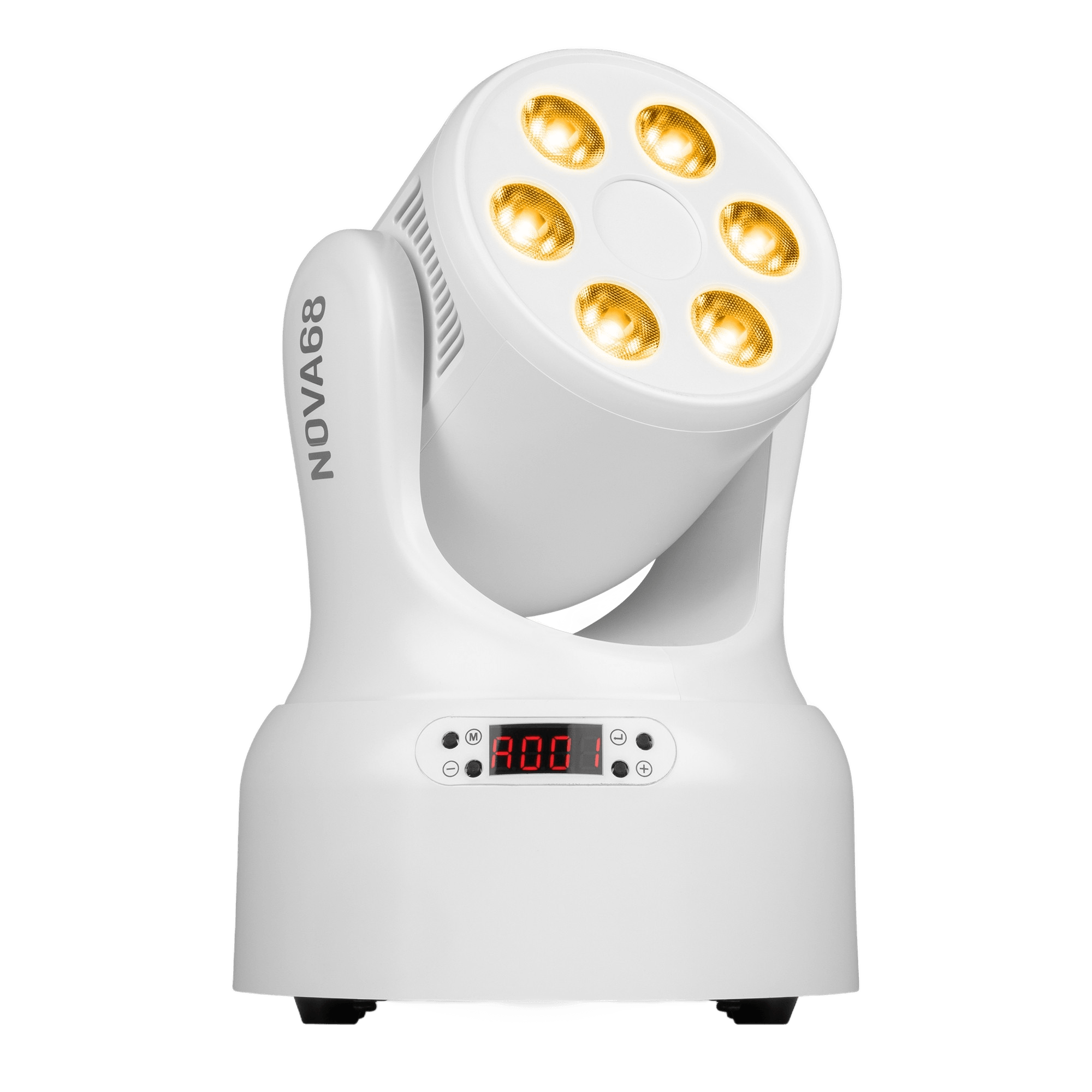 BEAMZ NOVA68-WH LED MOVING HEAD WASH 6x 8W RGBW WHITE