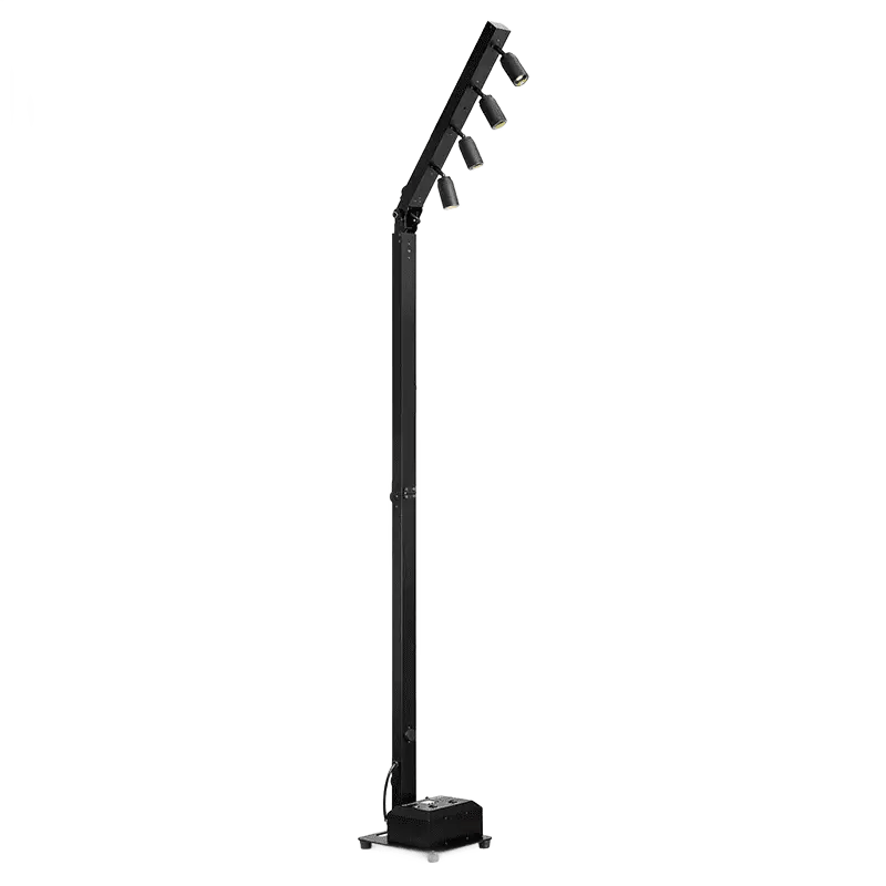 BEAMZ BPL410 LED BATTERY MAST LIGHT 4x 10W WW