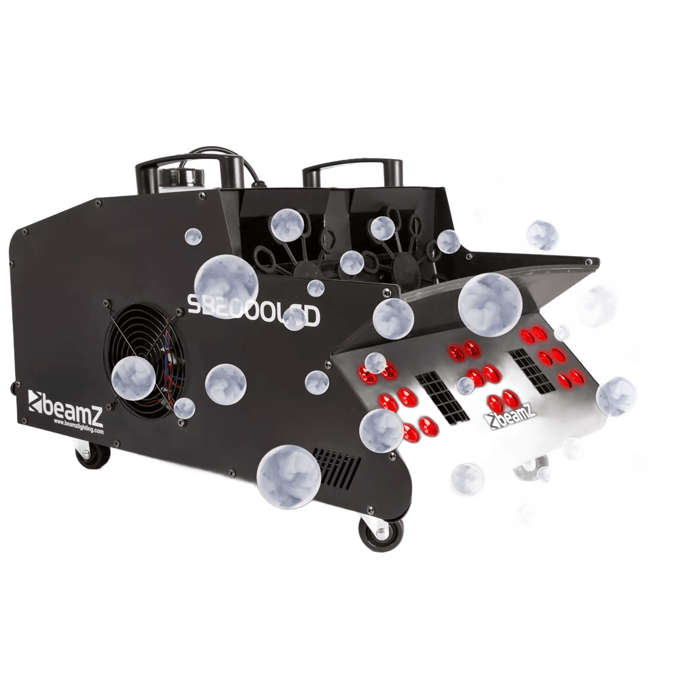 BEAMZ SB2000LED FOG BUBBLE MACHINE RGB LEDS 18x 3W