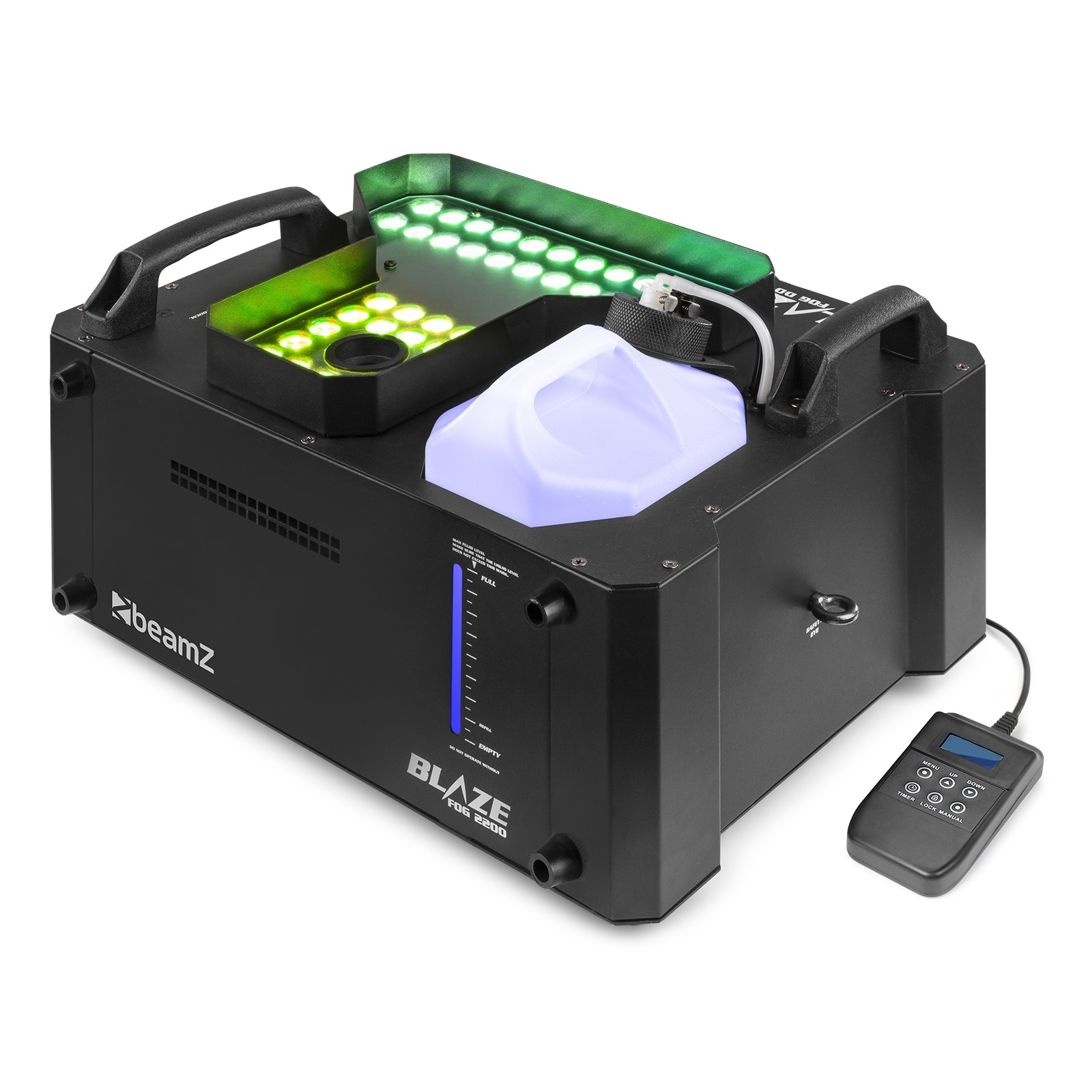 BeamZ BLAZE2200 Vertical FOG Machine 2200W RGBA 48X 4W