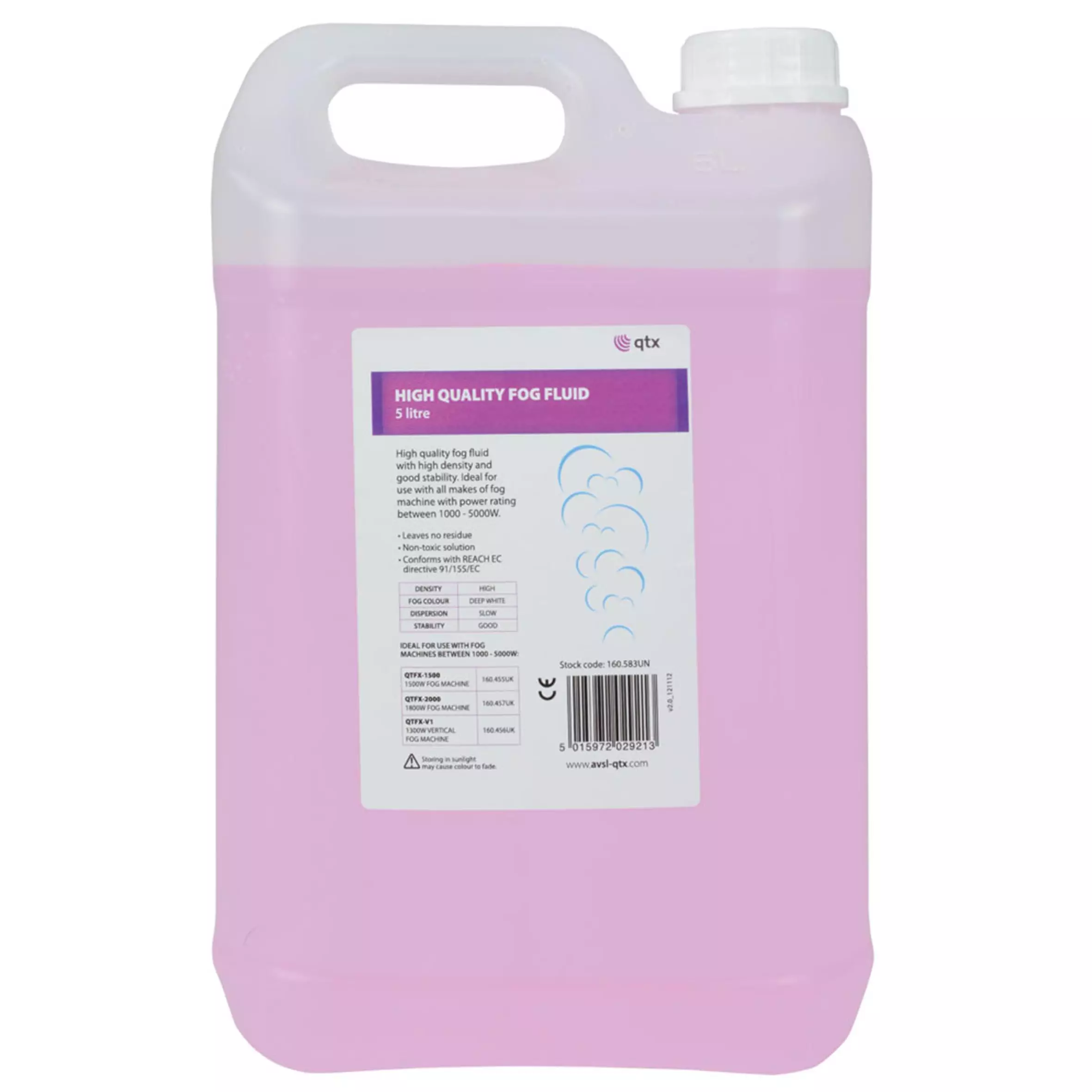 QTX HQ-FOG-5L HQ FOG Fluid 5L