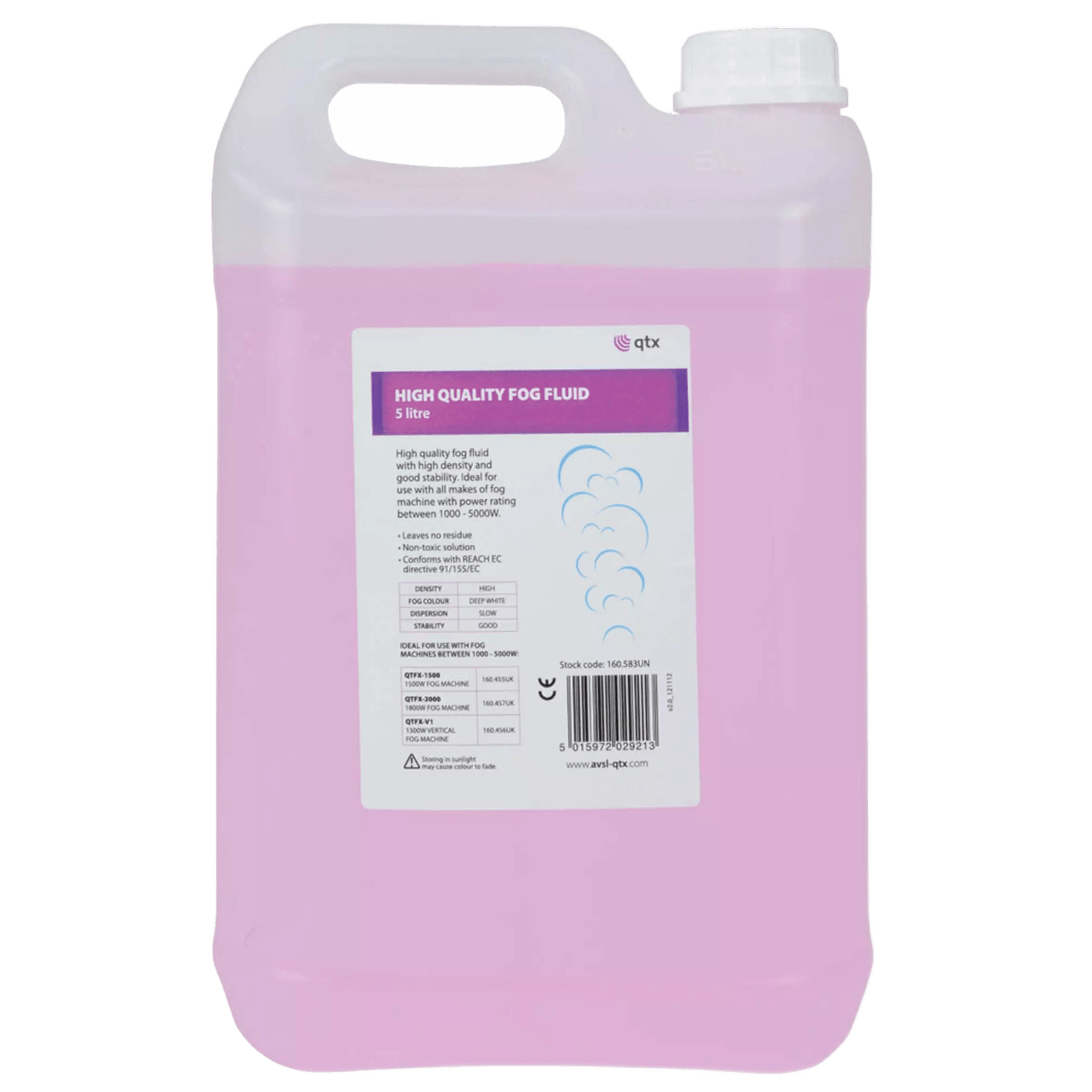 QTX HQ-FOG-5L HQ FOG Fluid 5L