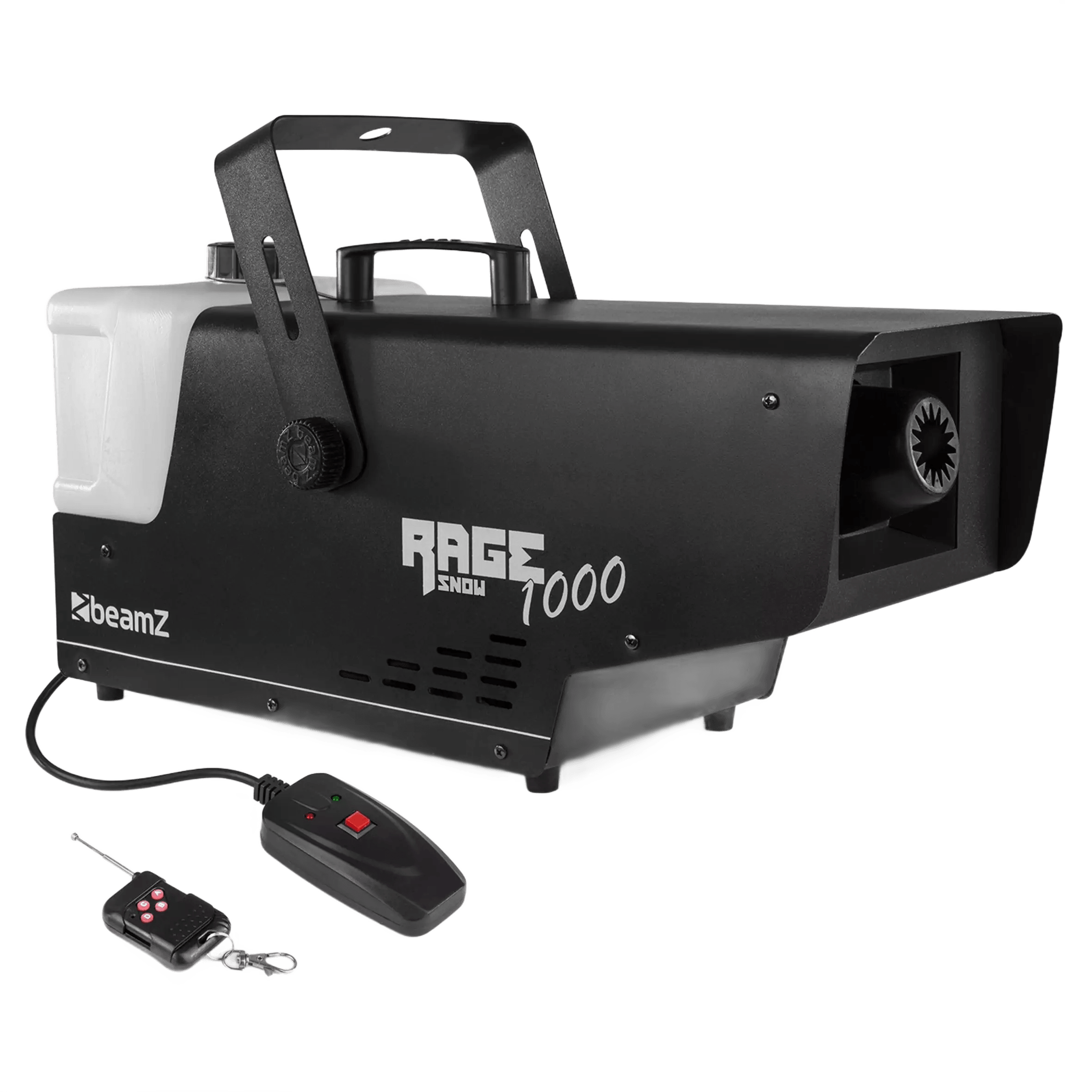 BeamZ RAGE1000 SNOW Machine 1000W Wireless Remote