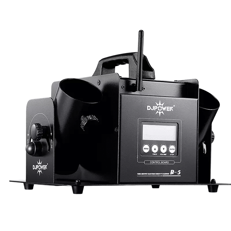 Djpower R-5 DUAL-Output Electric Confetti Launcher
