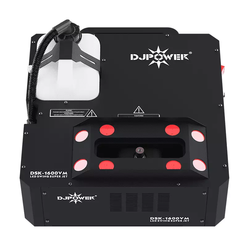 Djpower DSK-1600VM LED Swing Super JET Vertical FOG Machine 1600W