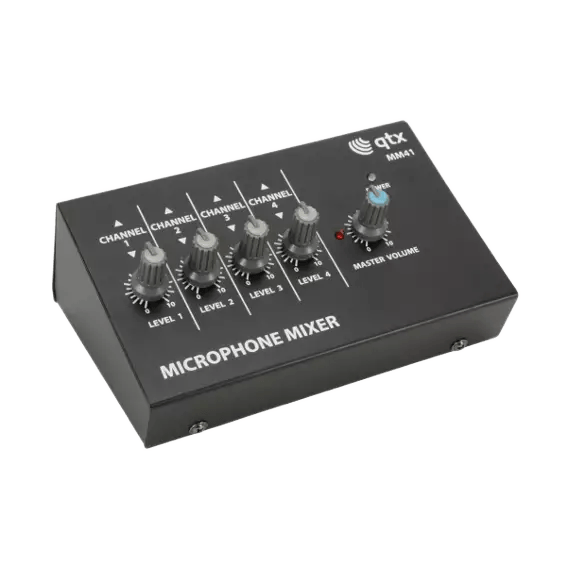 QTX MM41 LINE Level Mixer 4CH