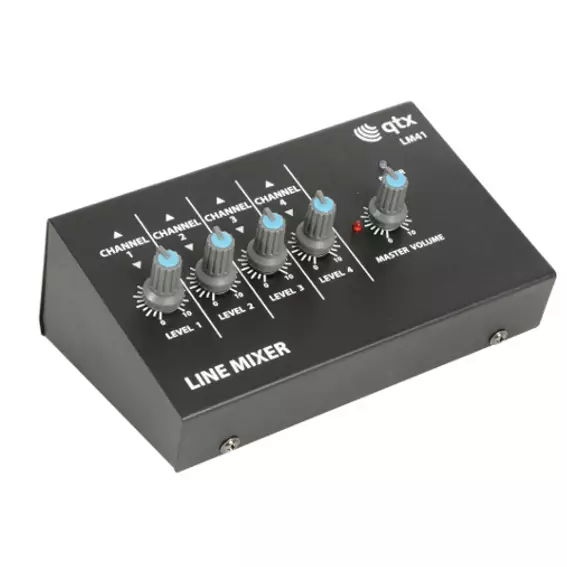 QTX LM41 LINE Level Mixer 4CH