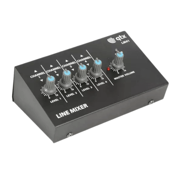 QTX LM41 LINE Level Mixer 4CH