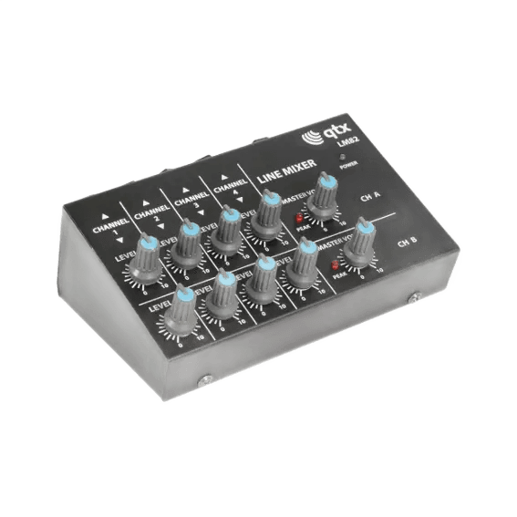 QTX LM82 LINE Level Mixer 8CH