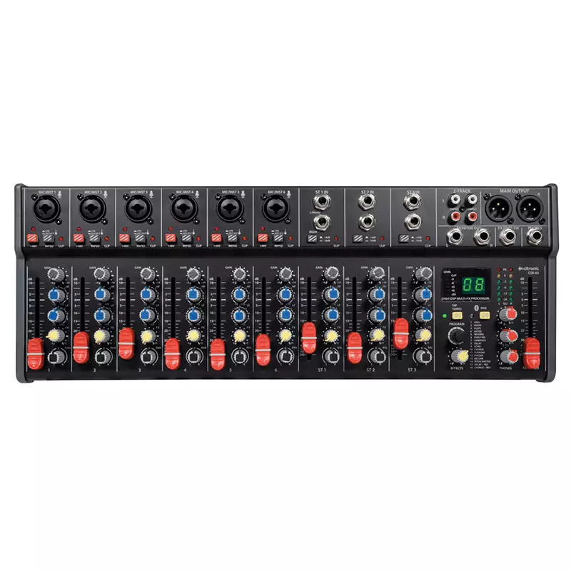 Citronic CSR-63 Music Mixer Dsp/bt 9CH 19IN