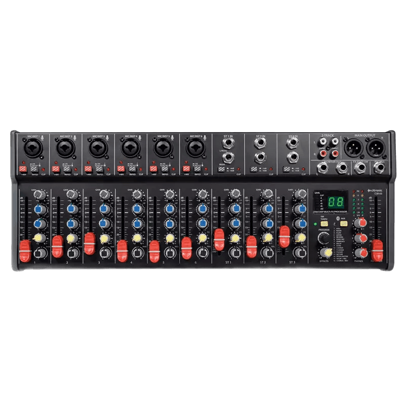 Citronic CSR-63 Music Mixer Dsp/bt 9CH 19IN