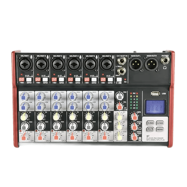 Citronic CSM-8 Music Mixer Bt/usb/mp3 8CH