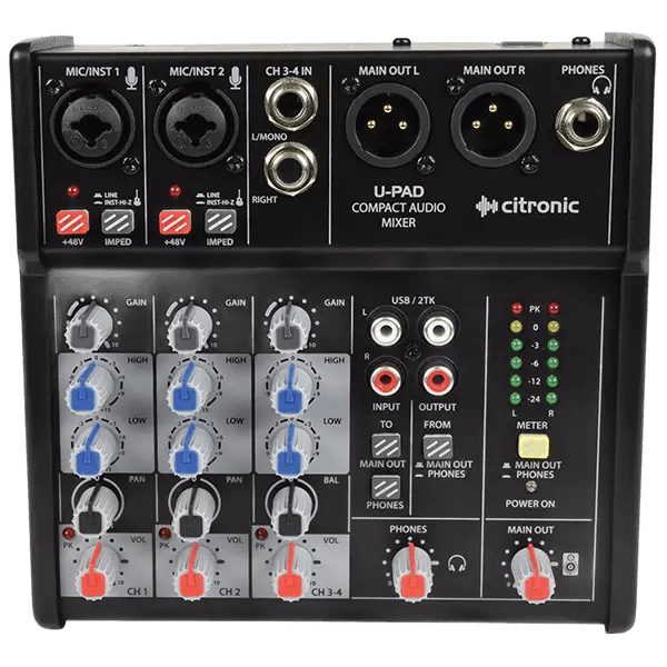 Citronic QTX-U-PAD Music Mixer USB