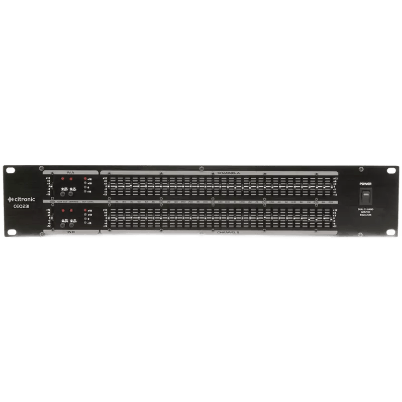 Citronic CEQ231 DUAL 31-BAND Graphic EQ