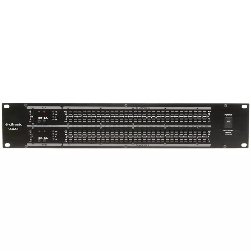 Citronic CEQ231 DUAL 31-BAND Graphic EQ