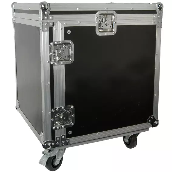 Citronic Rack:10x Flightcase 19INCH 10U WITH Wheels