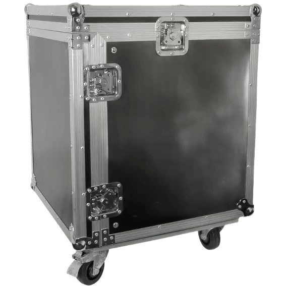 Citronic Rack:12ux Flightcase 19INCH 12U WITH Wheels
