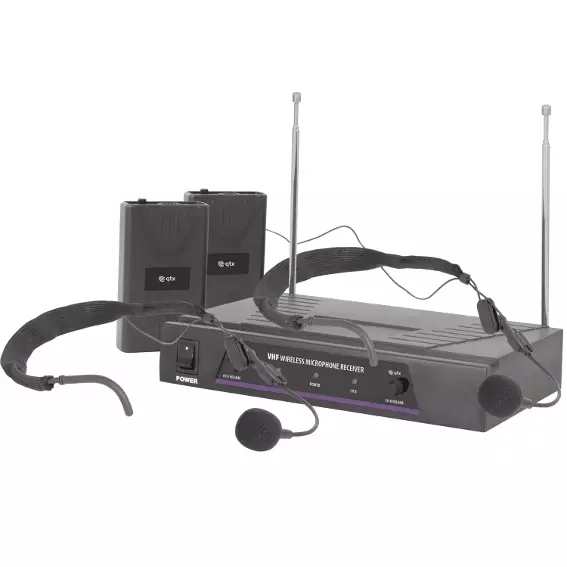 QTX VN2 DUAL NECKBAND MICROPHONE VHF 173.8 + 174.8MHz