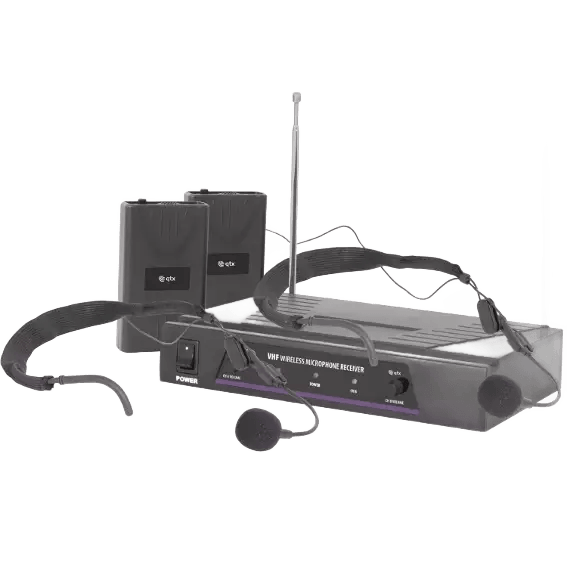 QTX VN2 DUAL NECKBAND MICROPHONE VHF 173.8 + 174.8MHz