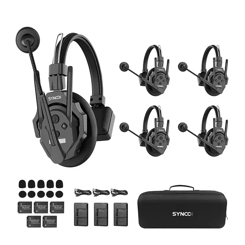 Synco XTALKPROX5 5 Piece Headset Intercom