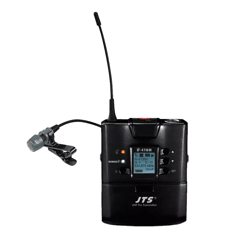 JTS R-4tbm+cm-501 Replacement Bodypack Microphone Diversity UHF 614-650 MHZ