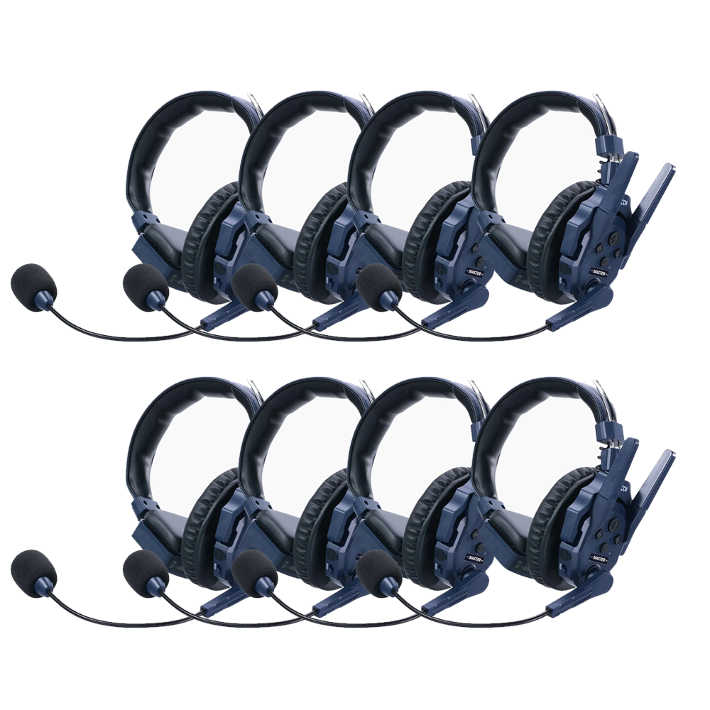 Synco XTALKMASTERXM8 8 Piece Headset Intercom