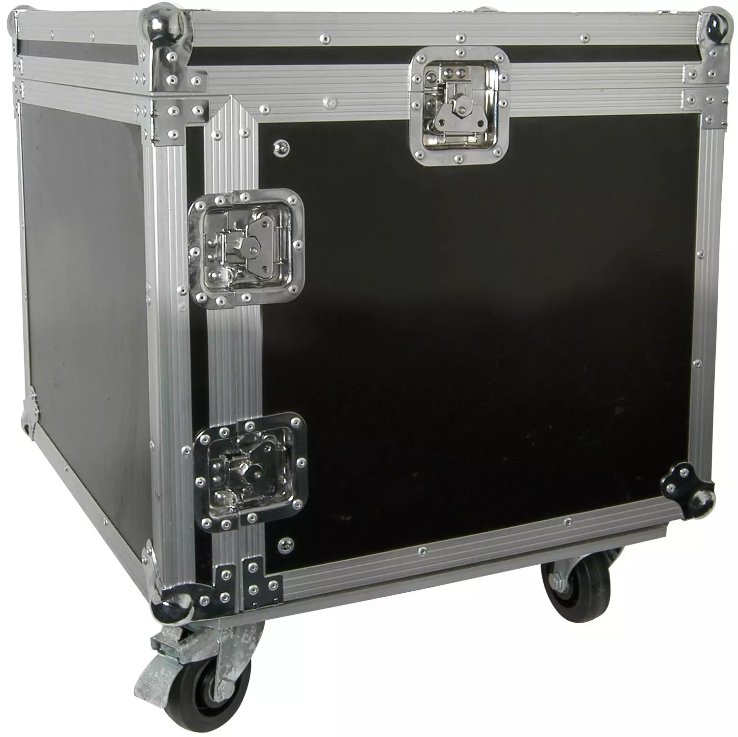 Citronic Rack:8x Flightcase 19INCH 8U WITH Wheels
