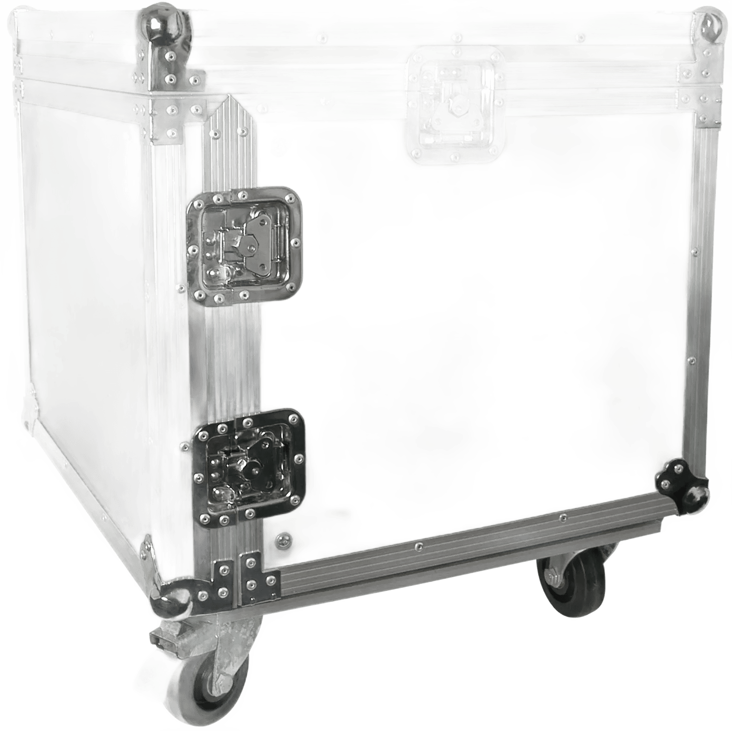 Citronic Rack:8x Flightcase 19INCH 8U WITH Wheels