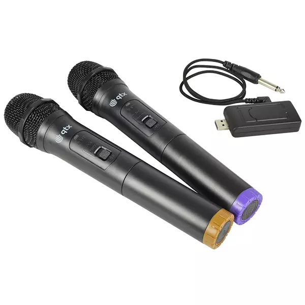 QTX U-MIC-863.2+864.8 DUAL Handheld Microphone UHF 863.2MHZ 864.8MHZ