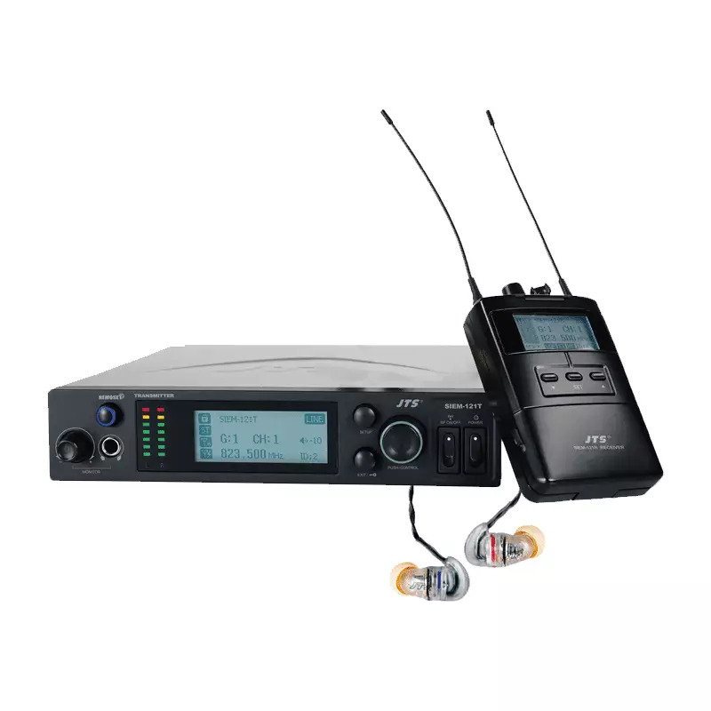 JTS SIEM-121T/SIEM-121r+ie-1 IN-EAR Monitoring System UHF 506-542MHZ