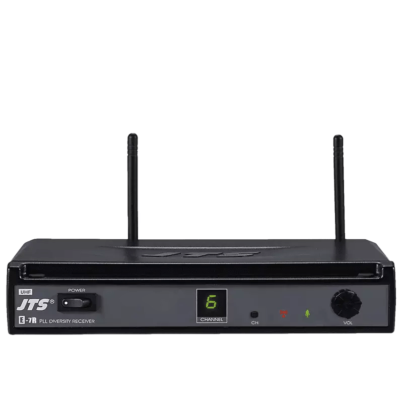 JTS E-7R Single Receiver Diversity UHF 518-542 MHZ