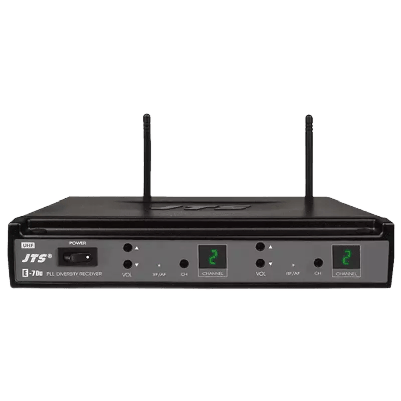 JTS E-7DU DUAL Receiver Diversity UHF 518-542MHZ