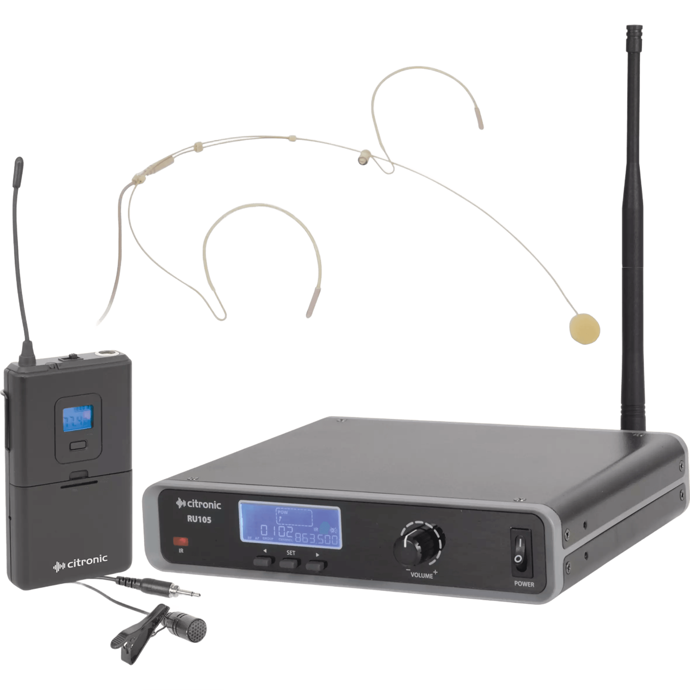 CITRONIC RU105-N LAPEL MICROPHONE UHF 863 – 865MHz