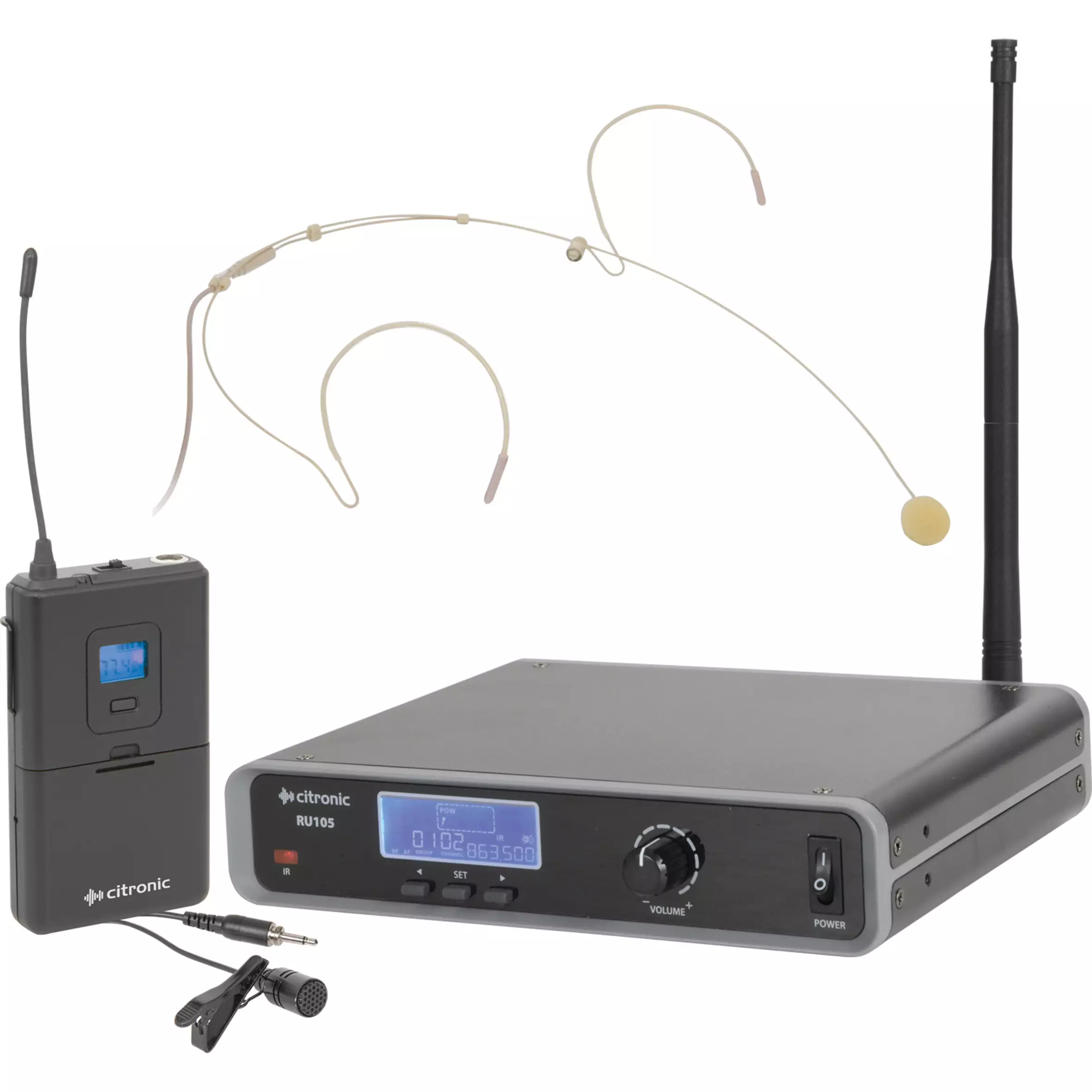 CITRONIC RU105-N LAPEL MICROPHONE UHF 863 – 865MHz