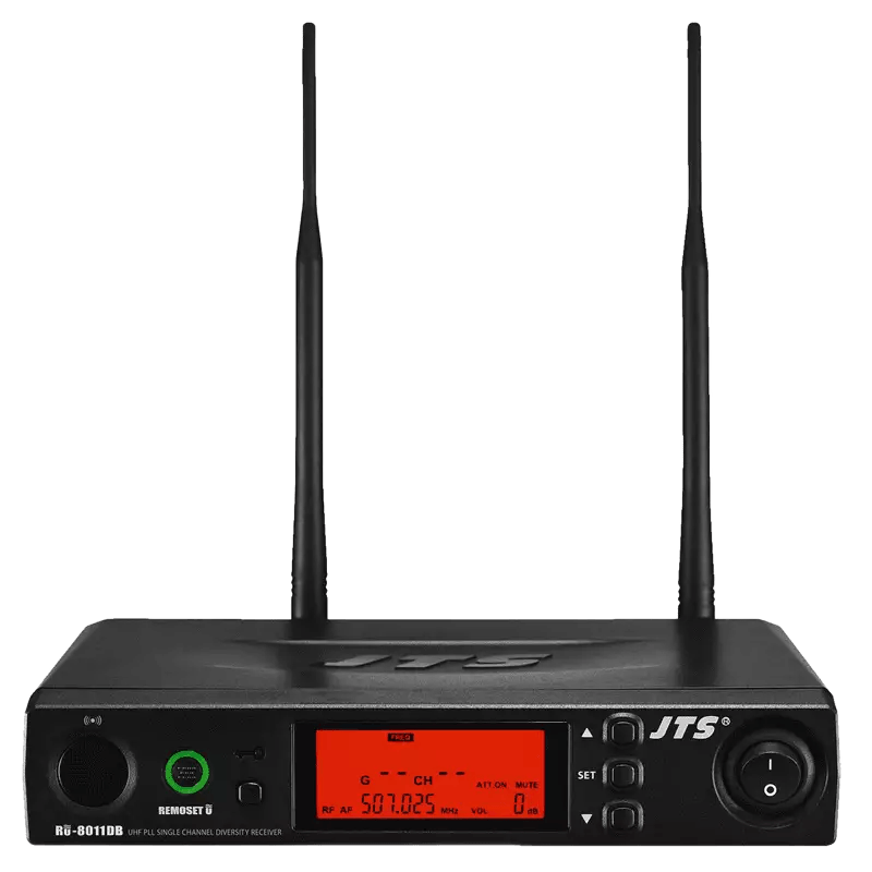 JTS RU-8011DB Single Receiver Diversity UHF 614-650 MHZ