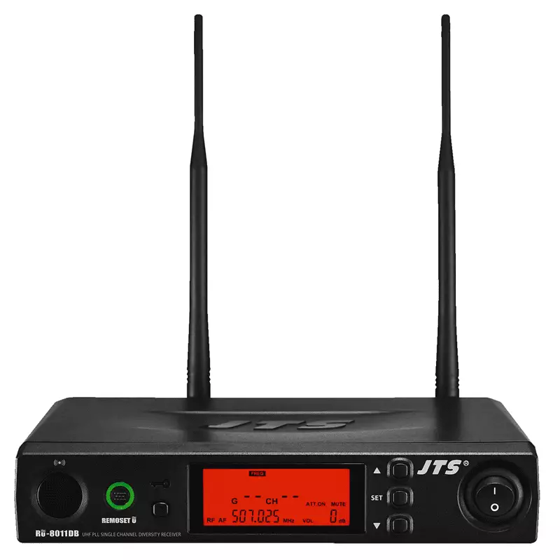 JTS RU-8011DB Single Receiver Diversity UHF 614-650 MHZ