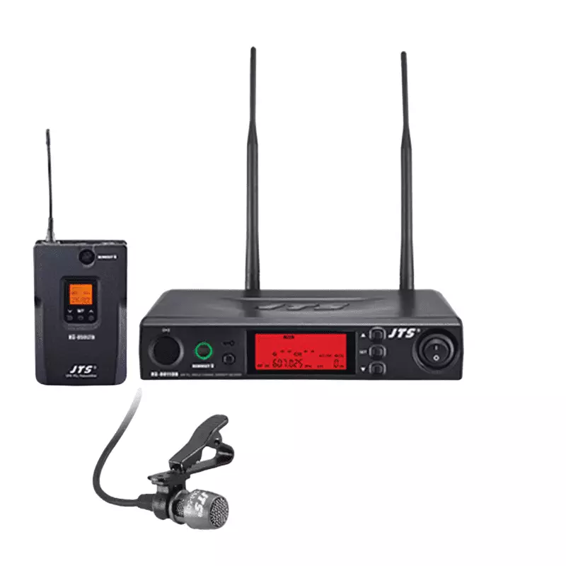 JTS RU-8011DB/RU-850ltb+cm-501 Lapel Microphone Diversity UHF 614-650MHZ