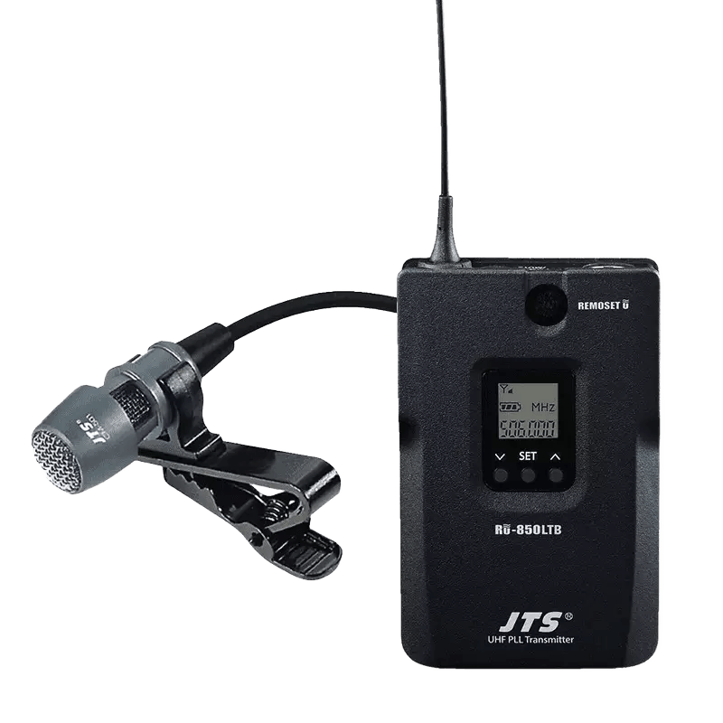 JTS RU-850ltb+cm-501 Replacement Lapel Microphone Diversity UHF 614-650MHZ