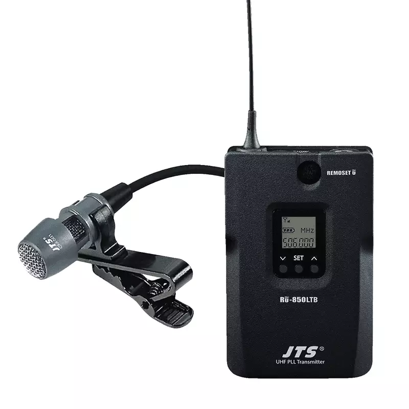 JTS RU-850ltb+cm-501 Replacement Lapel Microphone Diversity UHF 614-650MHZ