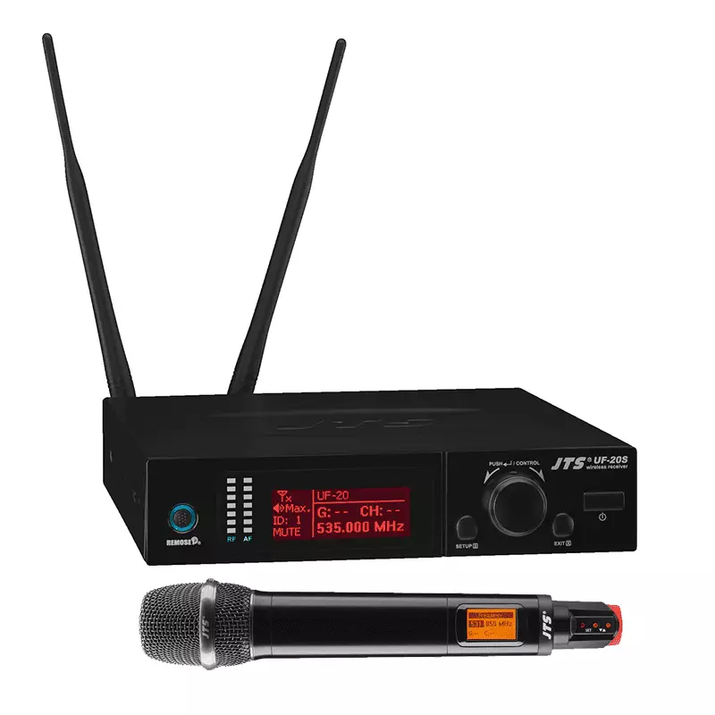 JTS UF-20S/JSS-20 Handheld Microphone TRUE Diversity UHF 624-694MHZ