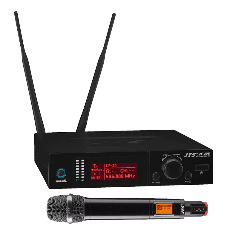 JTS UF-20S/JSS-20 Handheld Microphone TRUE Diversity UHF 624-694MHZ