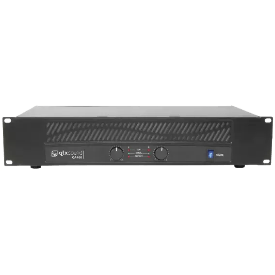 QTX QA400 2U Power Amplifier 2X 200W