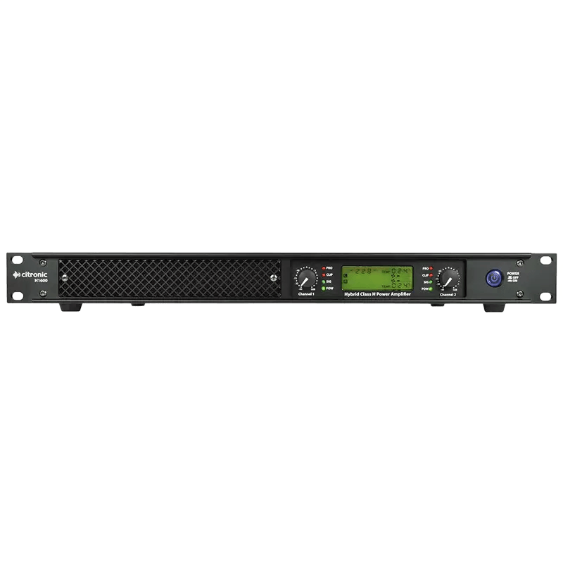 Citronic H1600 1U Power Amplifier 2X 800W