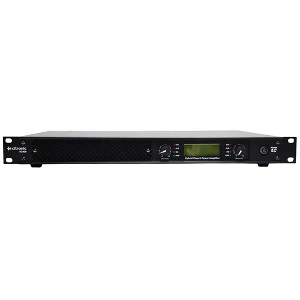 Citronic H2400 1U Power Amplifier 2X 1200W