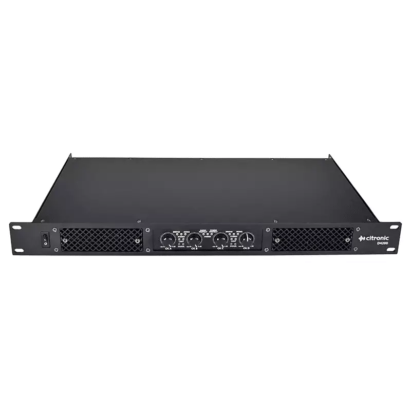 Citronic D4200 1U Power Amplifier 4X 200W