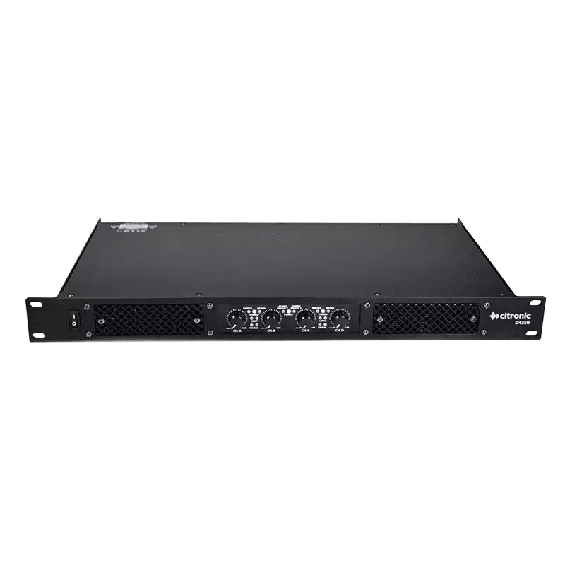 Citronic D4350 1U Power Amplifier 4X 350W