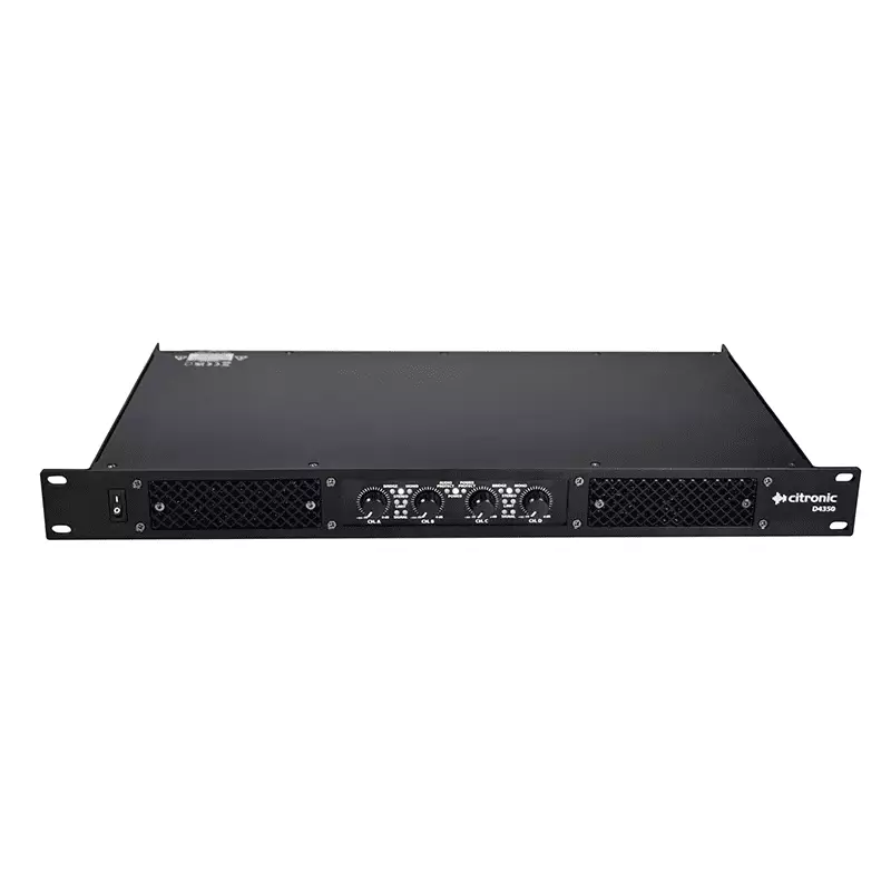 Citronic D4350 1U Power Amplifier 4X 350W