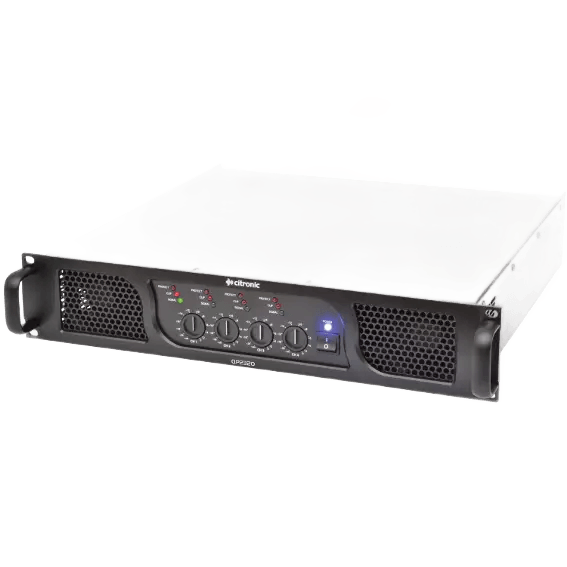Citronic QP1600 2U Power Amplifier 4X 400W