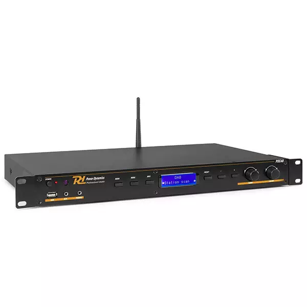 Power Dynamics PDC-40 DAB+ Fm/usb/bt Multimedia Audio Player 1U