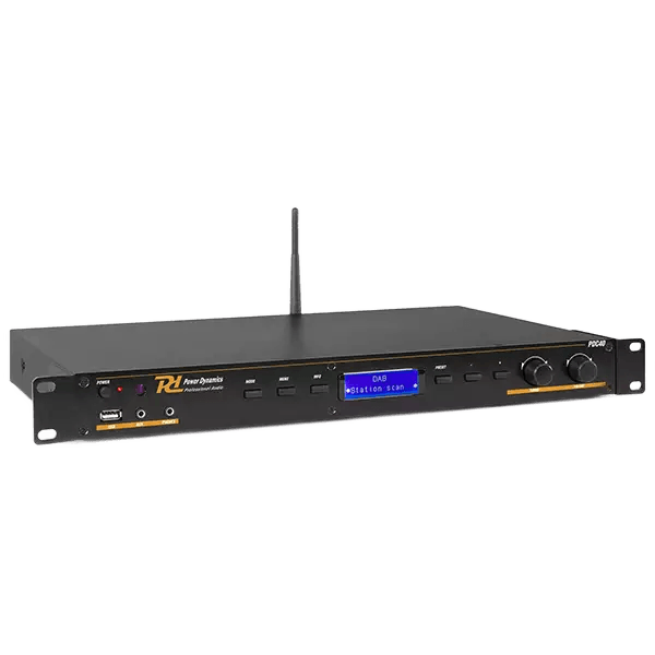 Power Dynamics PDC-40 DAB+ Fm/usb/bt Multimedia Audio Player 1U